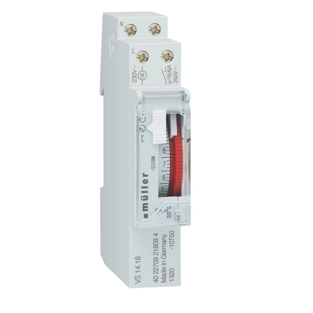 Hugo Müller Analoge Zeitschaltuhr 21809 Typ VS1418