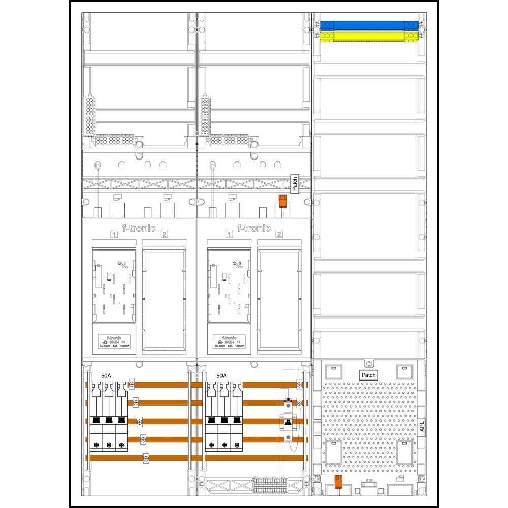 f-tronic Komplettschrank 7195595 Typ EHZ732APZ50B6