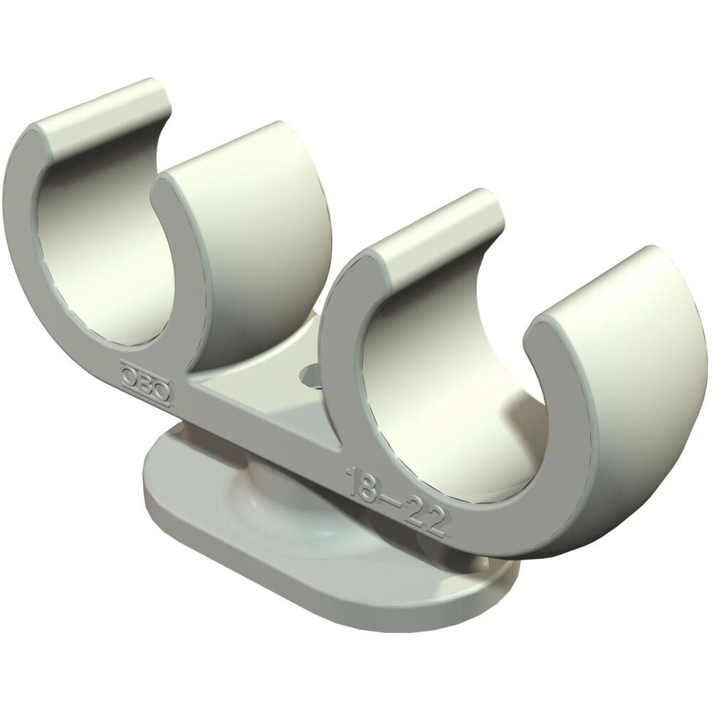 OBO Bettermann Sockel-Klemmschelle 2140721 Typ 2962 2x22