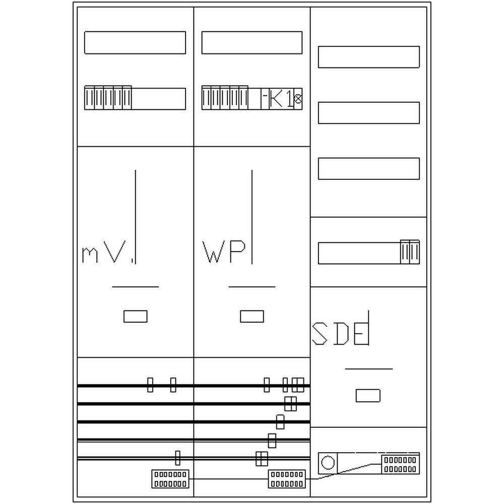 ABN Komplett Zählerplatz Z37E914N 