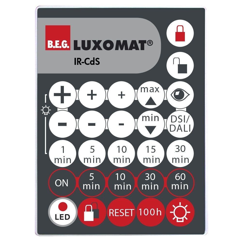 B.E.G. Brück Fernbedienung 92577 Typ IR-CdS-Dali/DSI