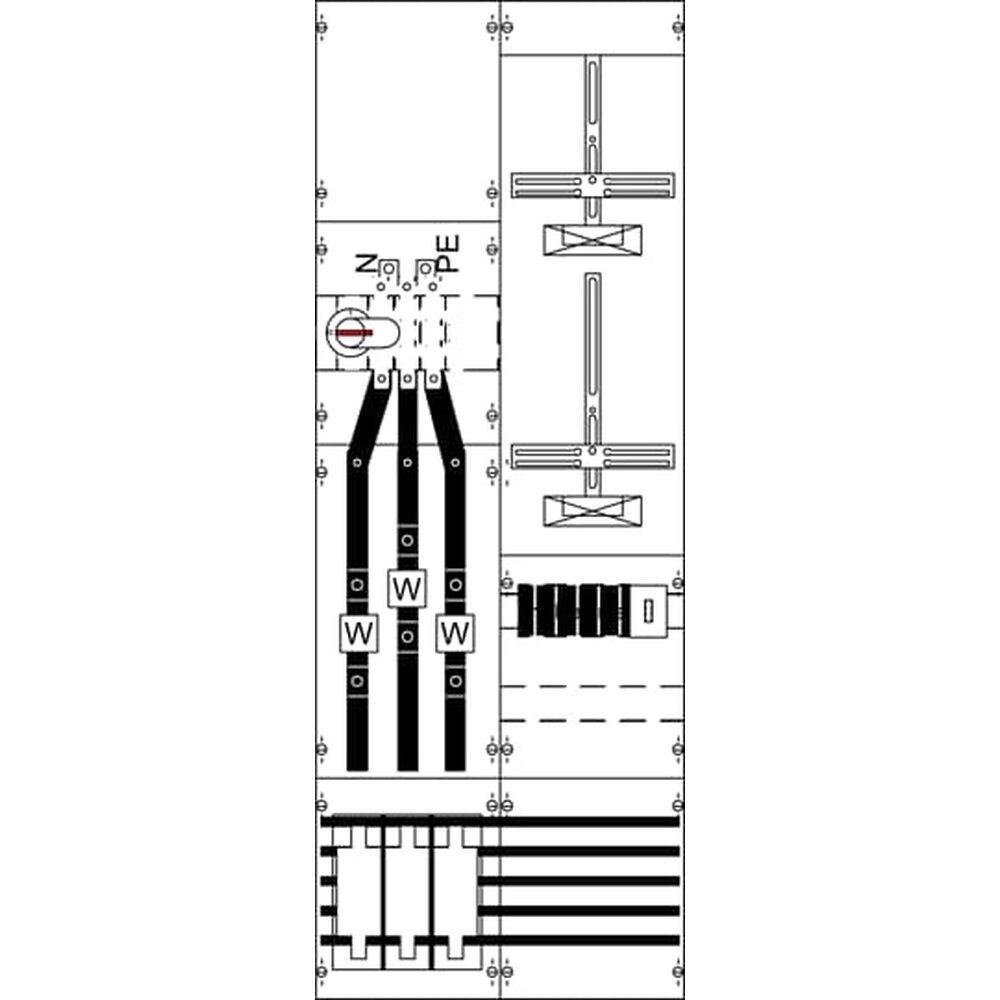 Striebel & John Mess-u. Wandlerfeld 2CPX033042R9999 Typ KA4247