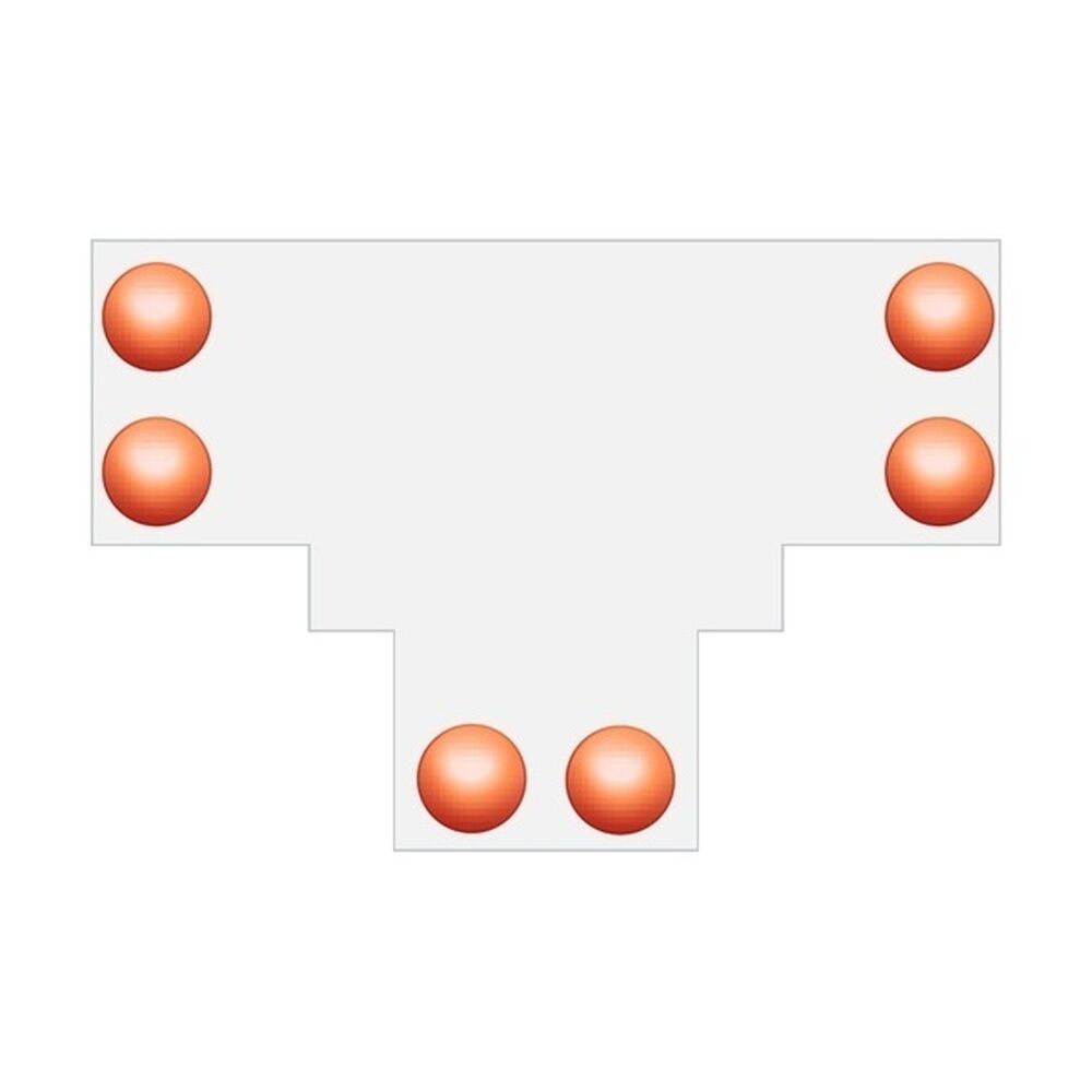 EVN Unicolor-Stripe T-Verbinder LSTR10UNIT