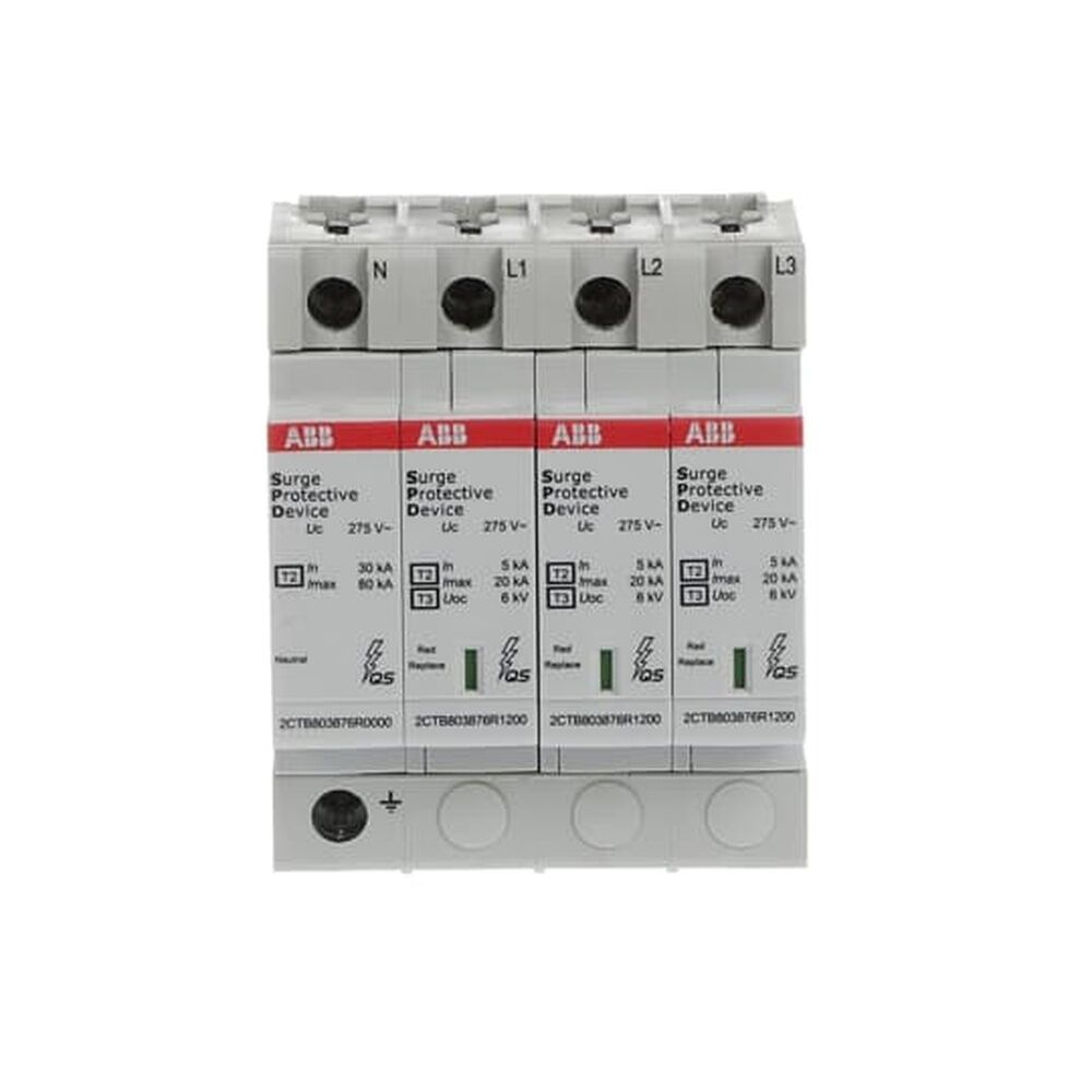 ABB Überspannungsableiter für Energietechnik Stromversorgung 2CTB803873R1200 Typ OVR T2-T3 N3 20-27