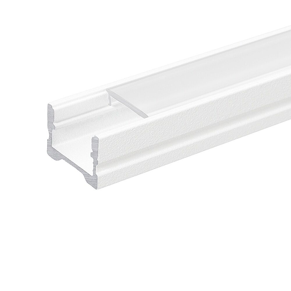 Nobile Alu U Profil 5011147803 Typ 3 weiß-matt OP 2m (bis 13 mm)