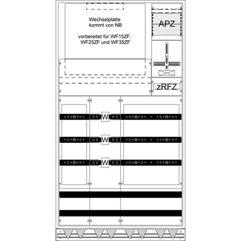 Striebel & John Mess Wandlerschrank 2CPX056086R9999 Typ WX42K4L