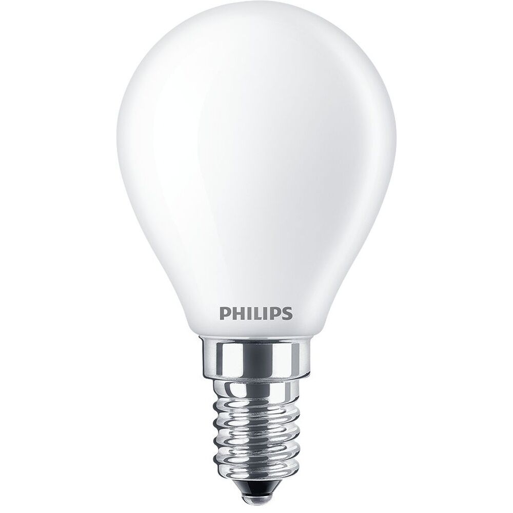 Signify Philips LED Glühfaden Kerzenlampe 34760100 Typ CorePro LEDLusterND6.5-60W P45 E14827FRG