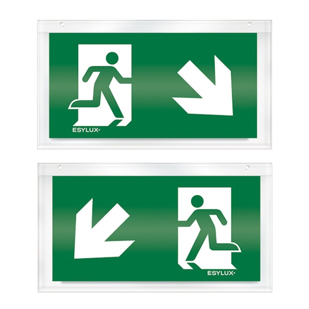 ESYLUX Piktogrammscheibe EN10032578 Typ Piktogramm-Scheibe 24 zweis. u. rechts/u. links