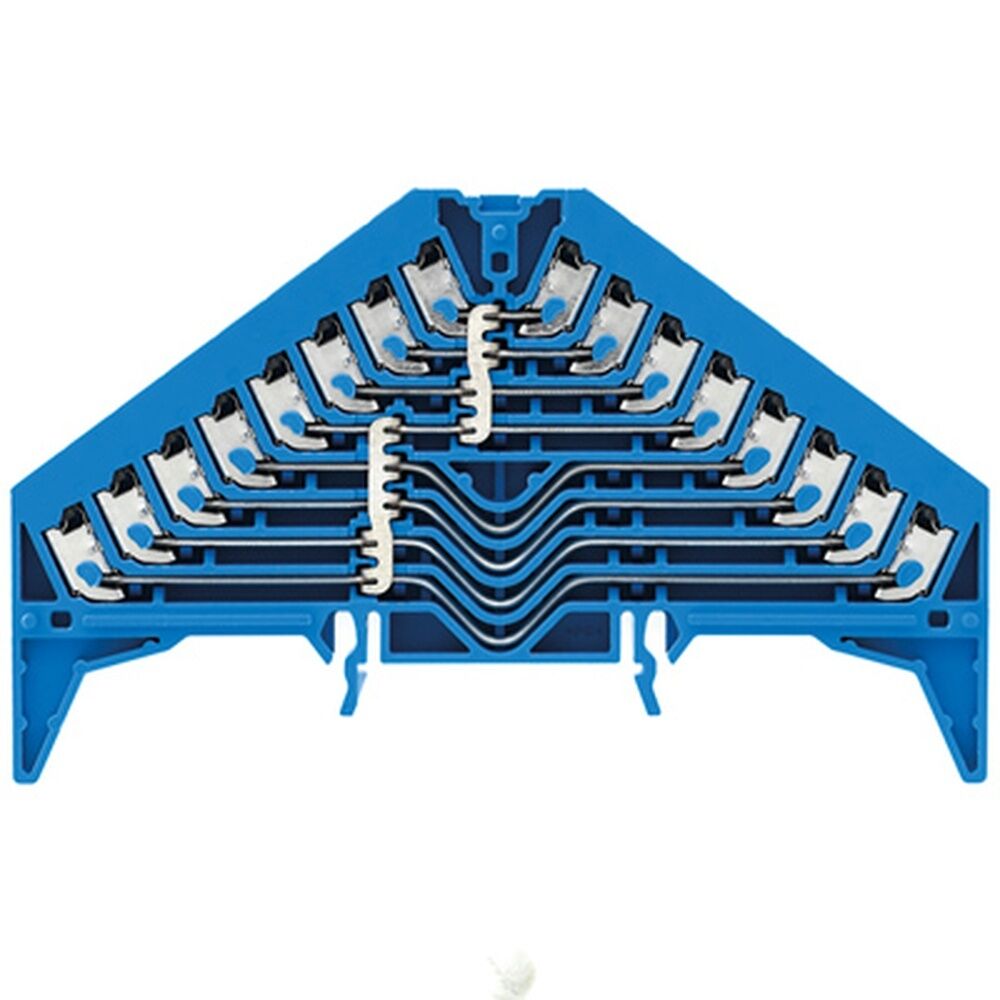 Weidmüller Potentialverteilerklemme 1267870000 Typ PPV 8 BL 35X15 DGR