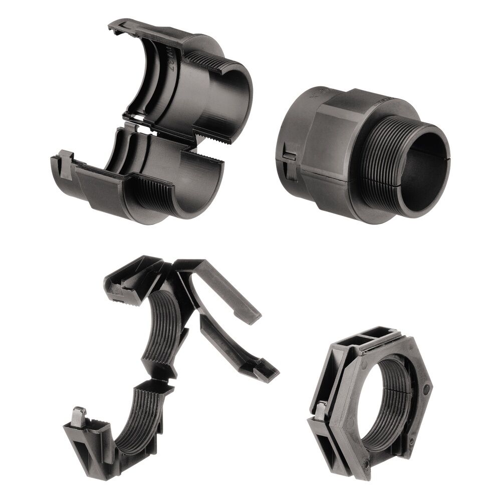 Fränkische Rohrwerke 49110140 Typ COV Typ 14 (PG 13.5) schwarz