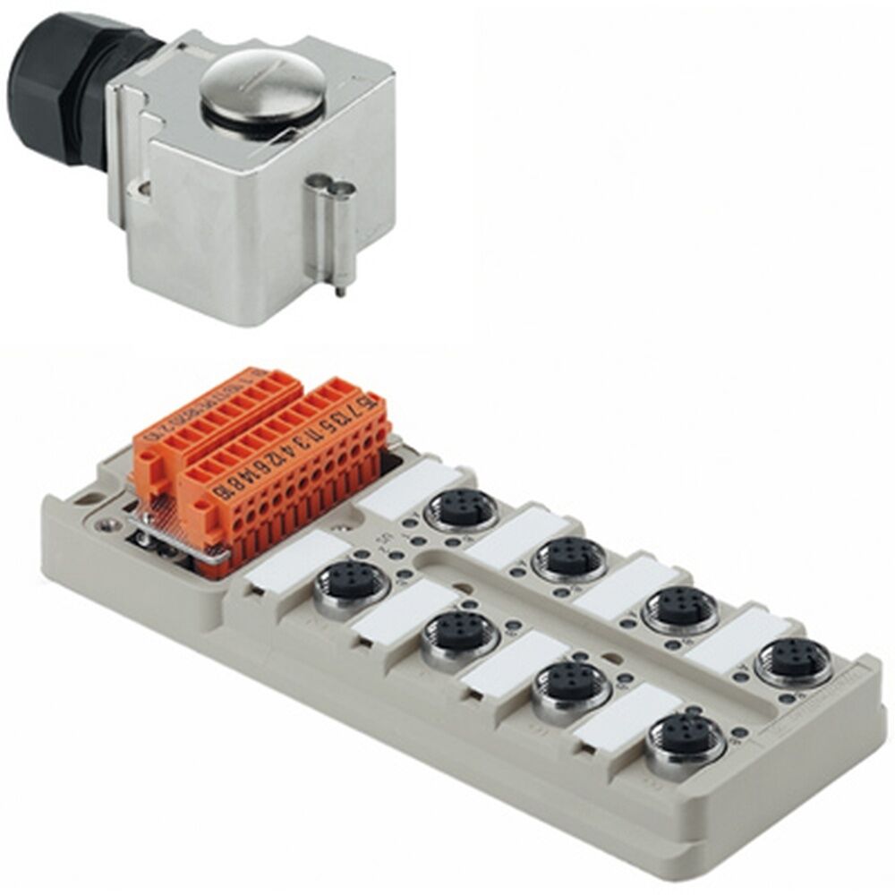 Weidmüller Passiver Sensor Aktor Verteiler 1701253000 Typ SAI-8-MHD-5P M12