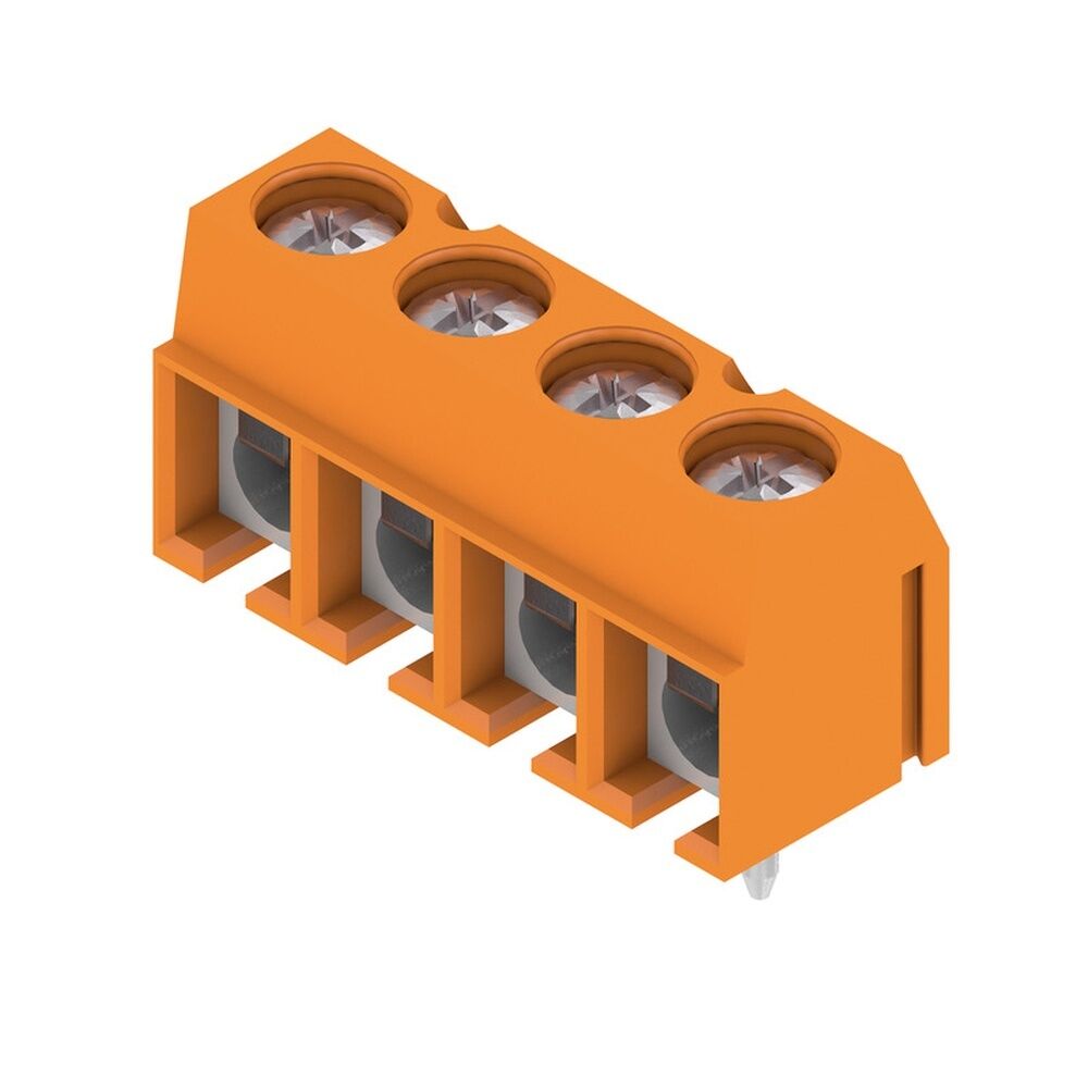 Weidmüller Leiterplattenklemme 1234550000 Typ PM 5.08/04/90 3.5SN OR BX