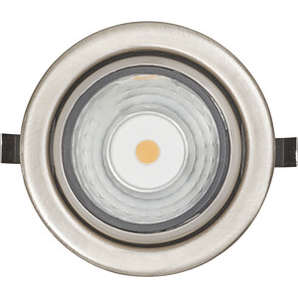 Nobile Möbel Einbaustrahler 1850230912 Typ N 5022 COB nickel-gebürstet