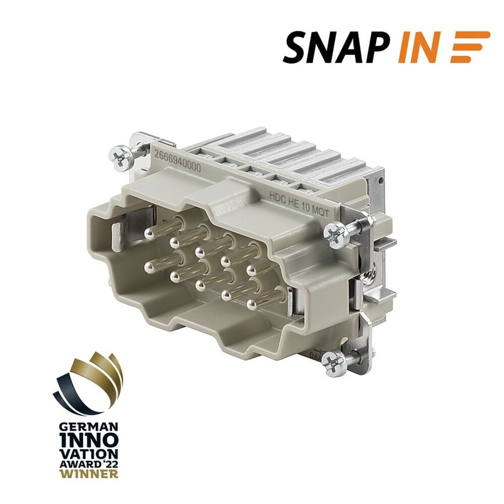 Weidmüller Kontakteinsatz 2666940000 Typ HDC HE 10 MQT