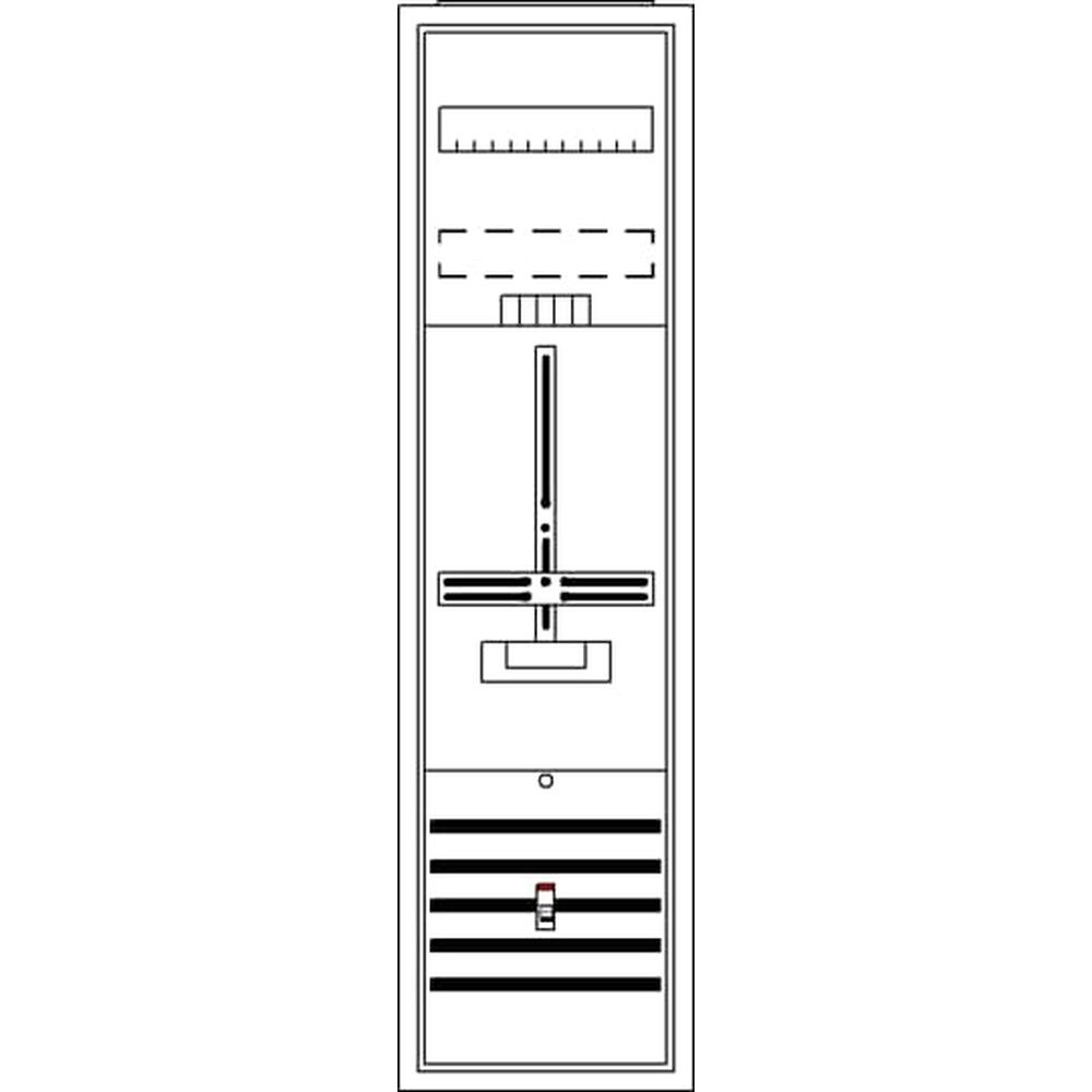 Striebel & John Zählerkomplettschrank 2CPX054282R9999 Typ DA17CA 