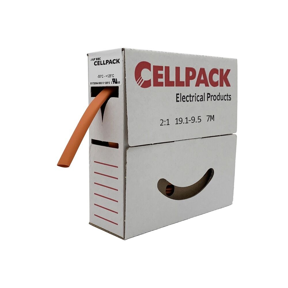 Cellpack Warmschrumpfschlauch 144451 Typ SB/19.1-9.5/OG/7m