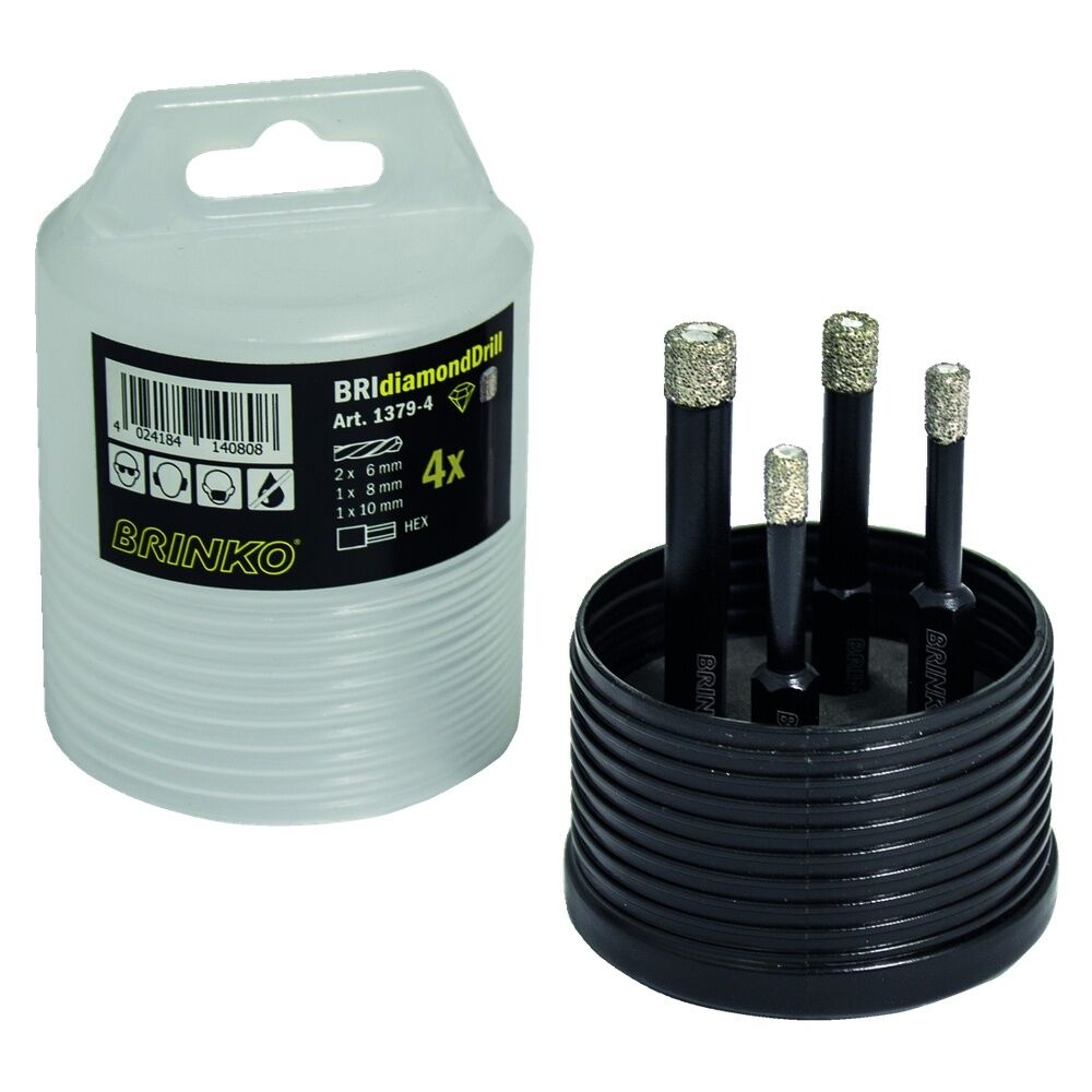 Haupa DIAMANT Fliesenbohrer Set 1379-4