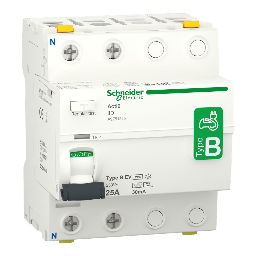 Schneider Electric Fehlerstrom Schutzschalter A9Z51225