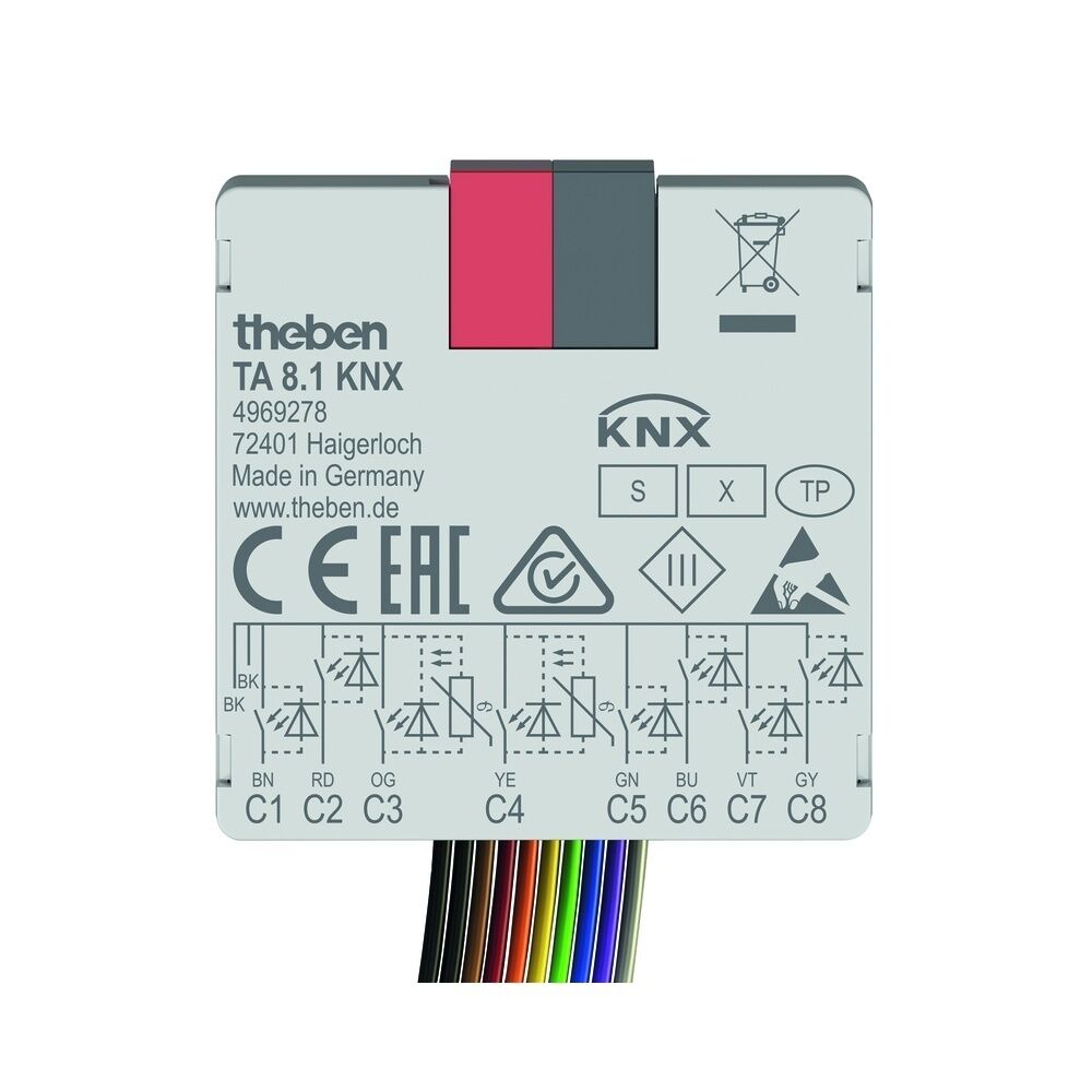 Theben KNX Tasterschnittstelle 4969278 Typ TA 8.1 KNX