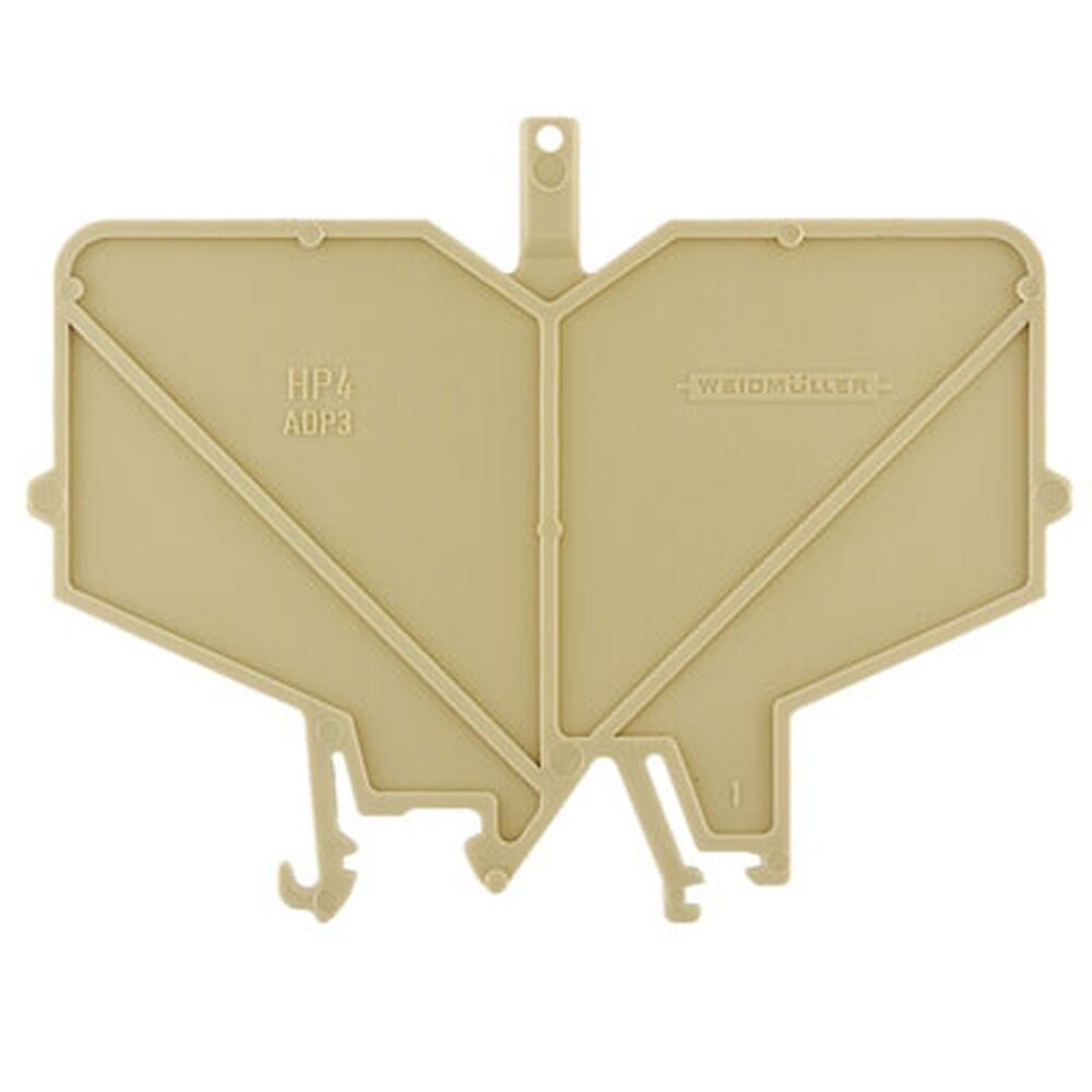 Weidmüller Abschluss und Zwischenplatte 0485560000 Typ HP 1 ADP1