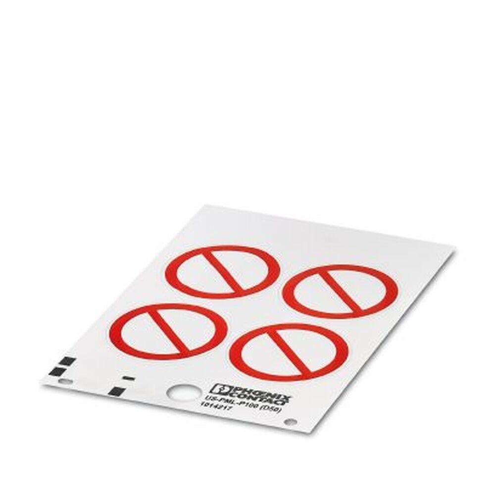 Phoenix Contact Verbotsschild 1014219 Typ US-PML-P100 (D50) CUS 