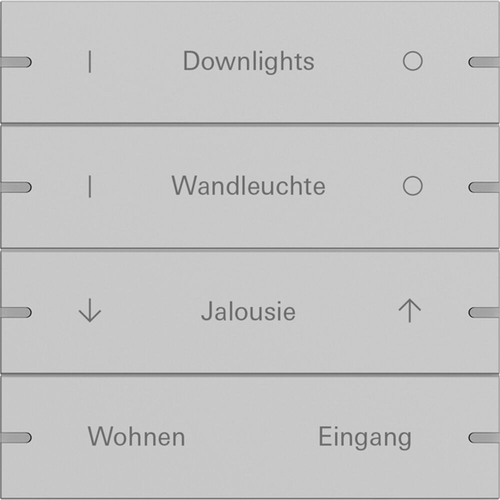 Gira Wippenset 4fach 5034915