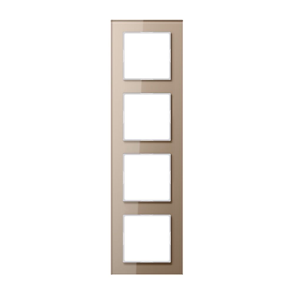 Jung Glasrahmen 4fach AC 584 GL CH 