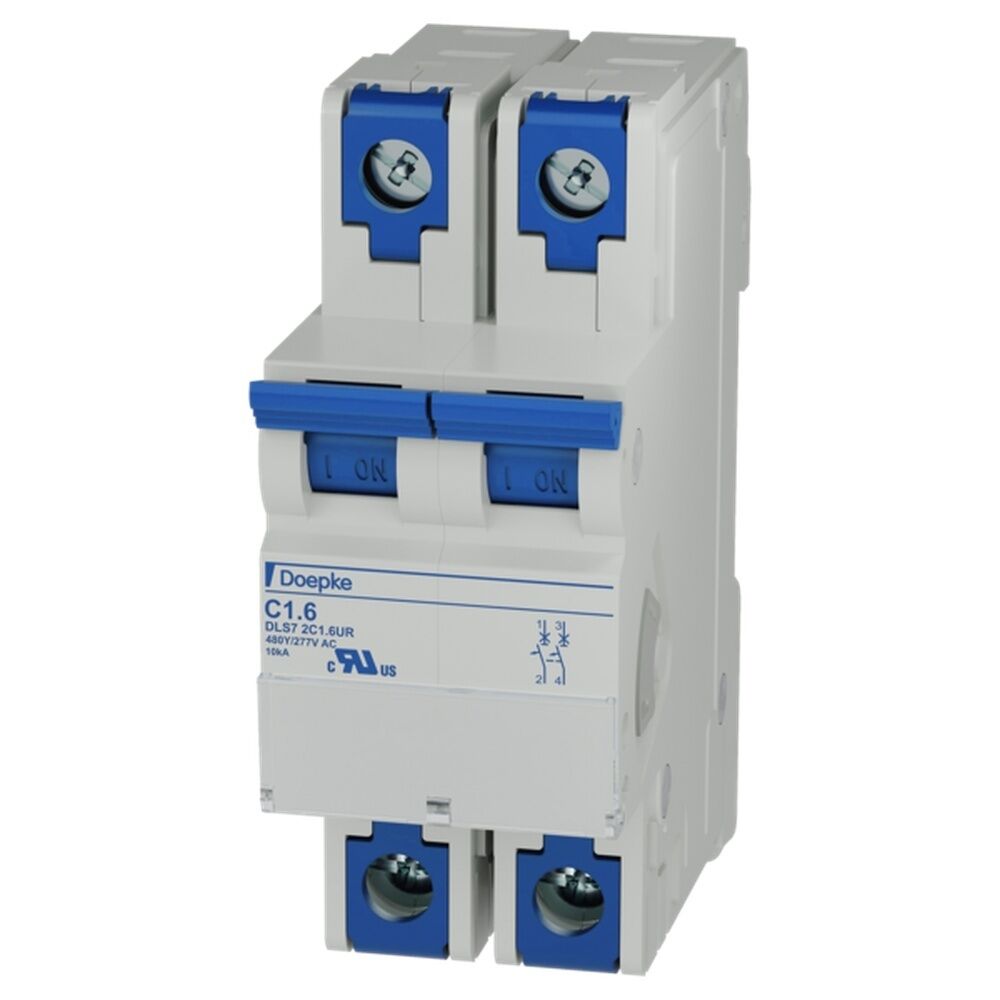 Doepke LS Schalter 2p C Char 09812106 Typ DLS 7 2C1.6UR
