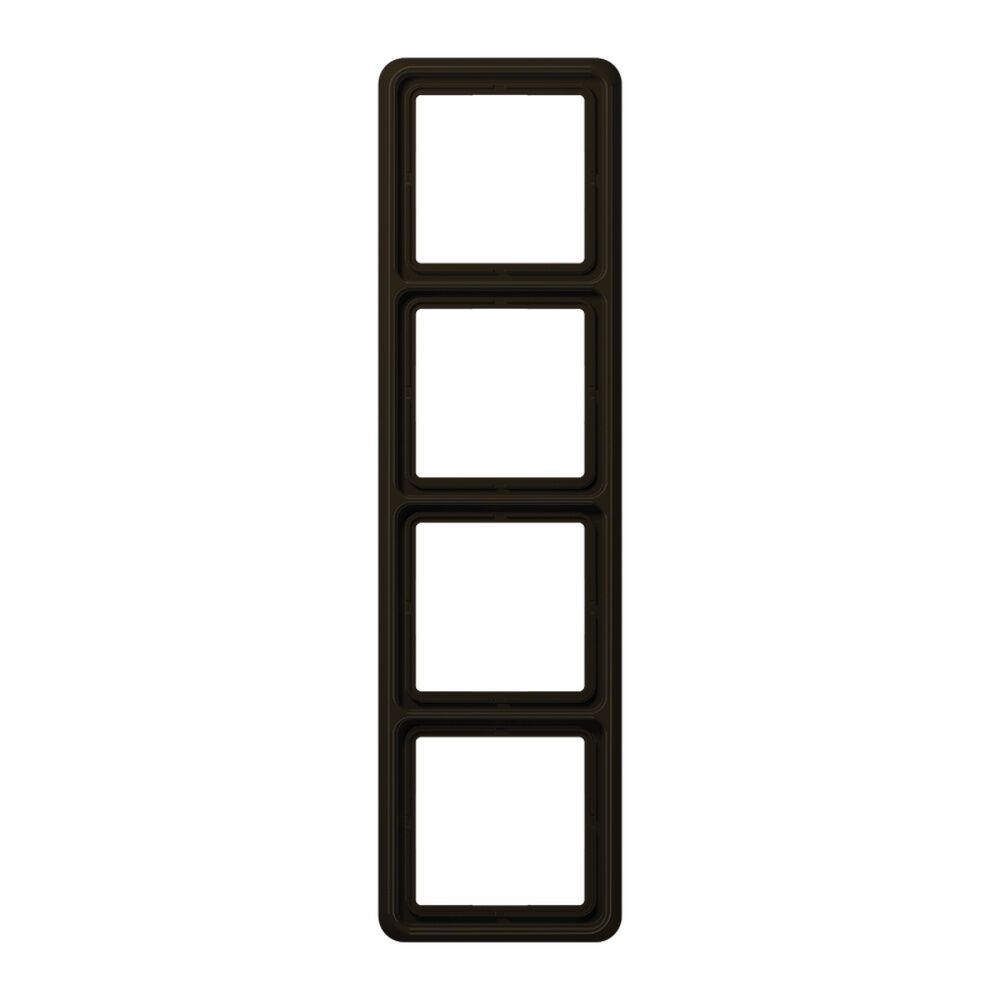 Jung Rahmen 4fach CD 584 WU BR