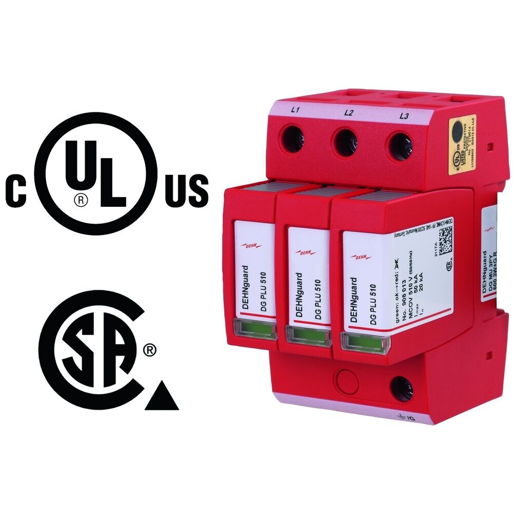 Dehn + Söhne Überspannungsableiter 908306 Typ DG MU 3PY 600 3W+G R