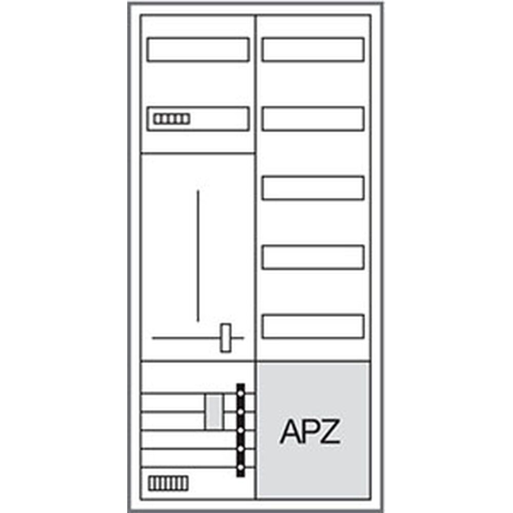 Hager Komplettschrank ZB322U15LS