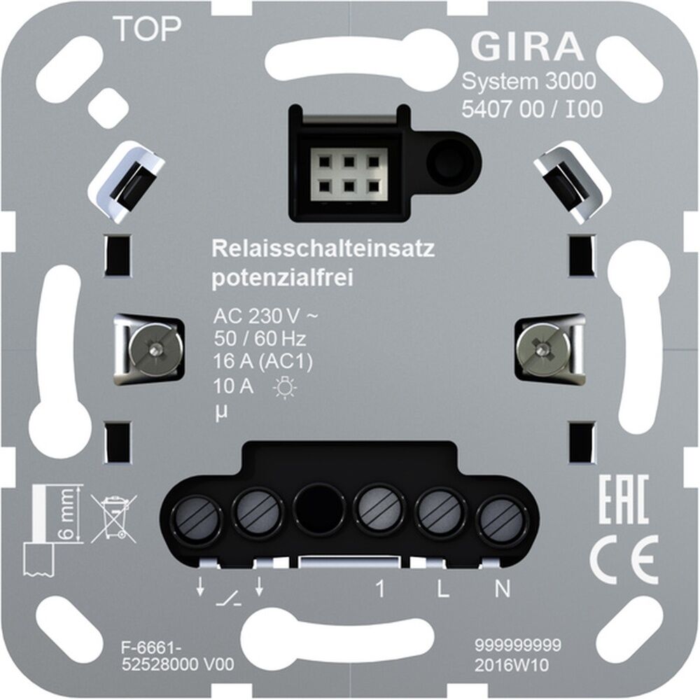 Gira Relaisschalteinsatz 540700