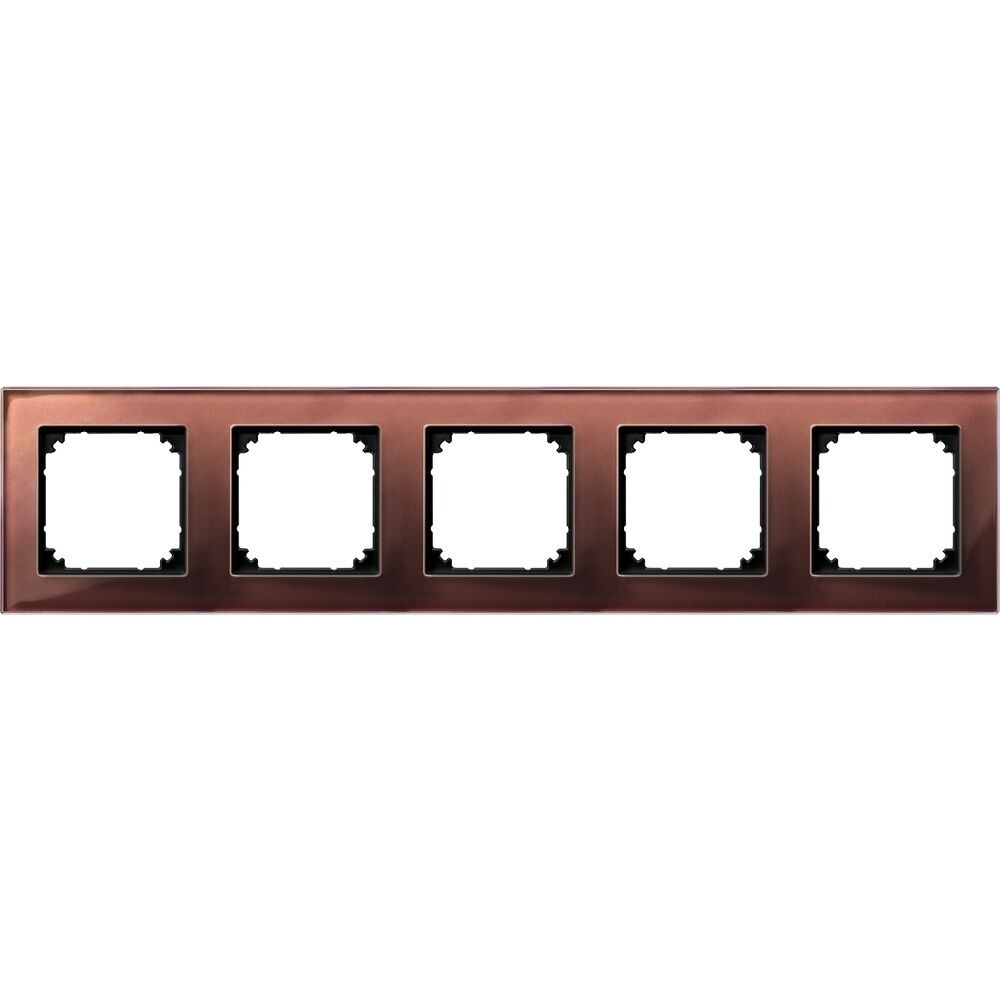 Merten Echtglasrahmen 5fach 489515