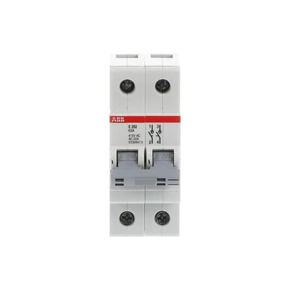 ABB Schalter für Reiheneinbau 2CDE282001R1063 Typ E202/63G