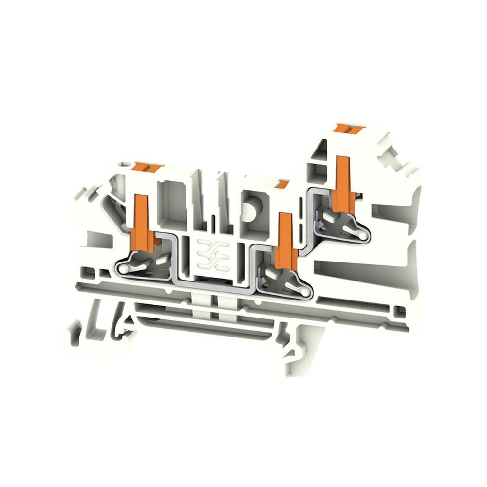 Weidmüller Durchgangs Reihenklemme 2872060000 Typ AL3C 4 WT