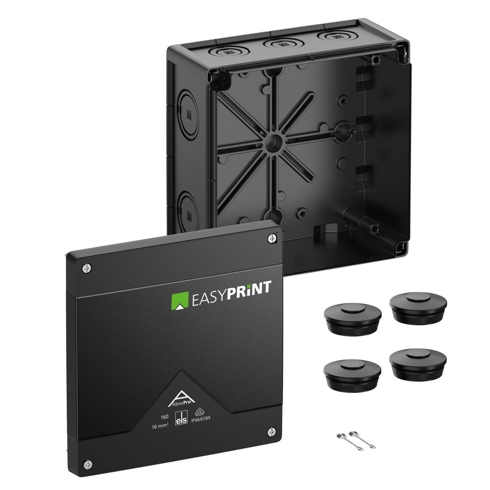 Spelsberg Abzweigkasten 416000EP Typ Abox Pro 160-L/sw EasyPrint
