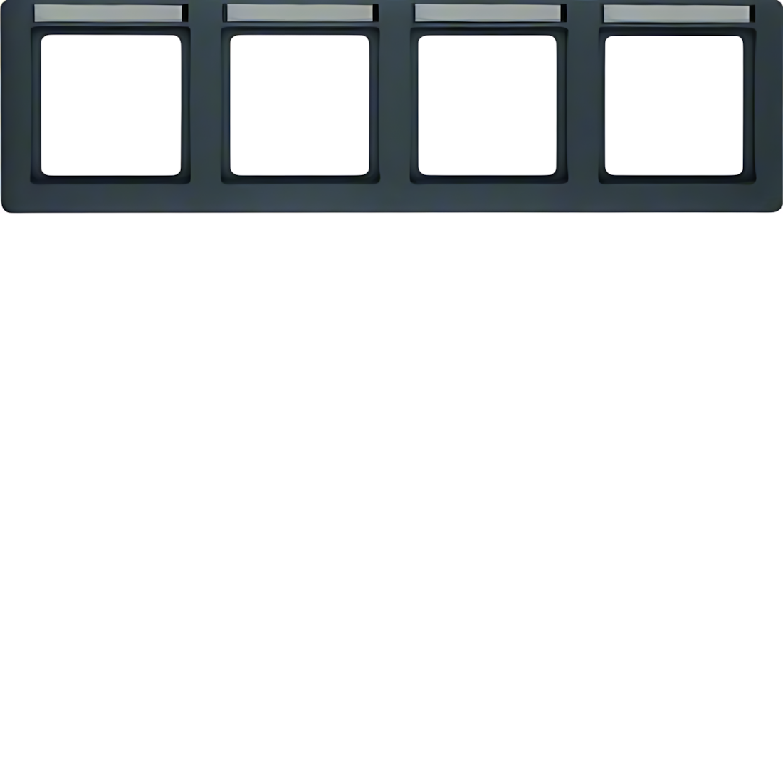 Berker 4fach Rahmen 10246016