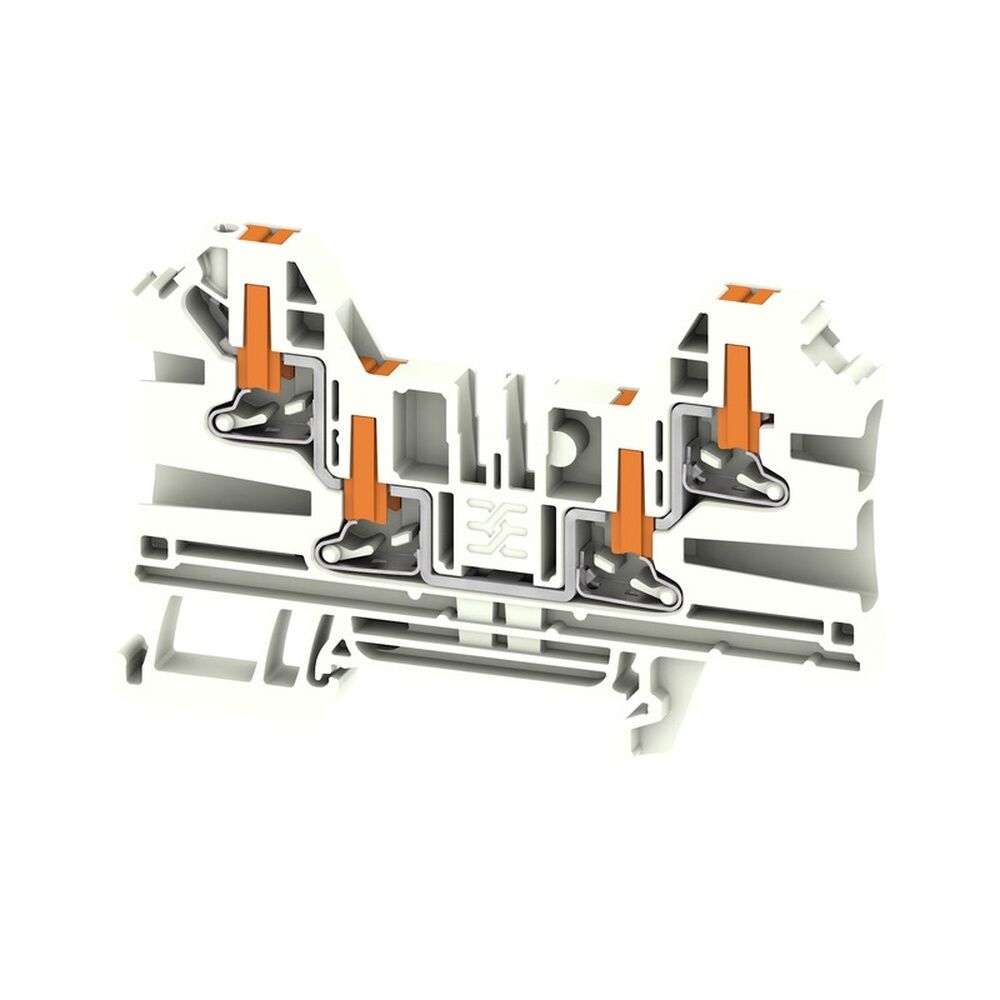 Weidmüller Durchgangs Reihenklemme 2872180000 Typ AL4C 4 WT