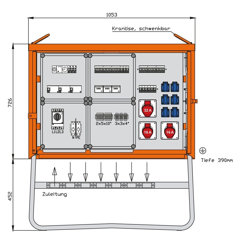 Walther-Werke Beleuchtungsverteiler WV0263BER1
