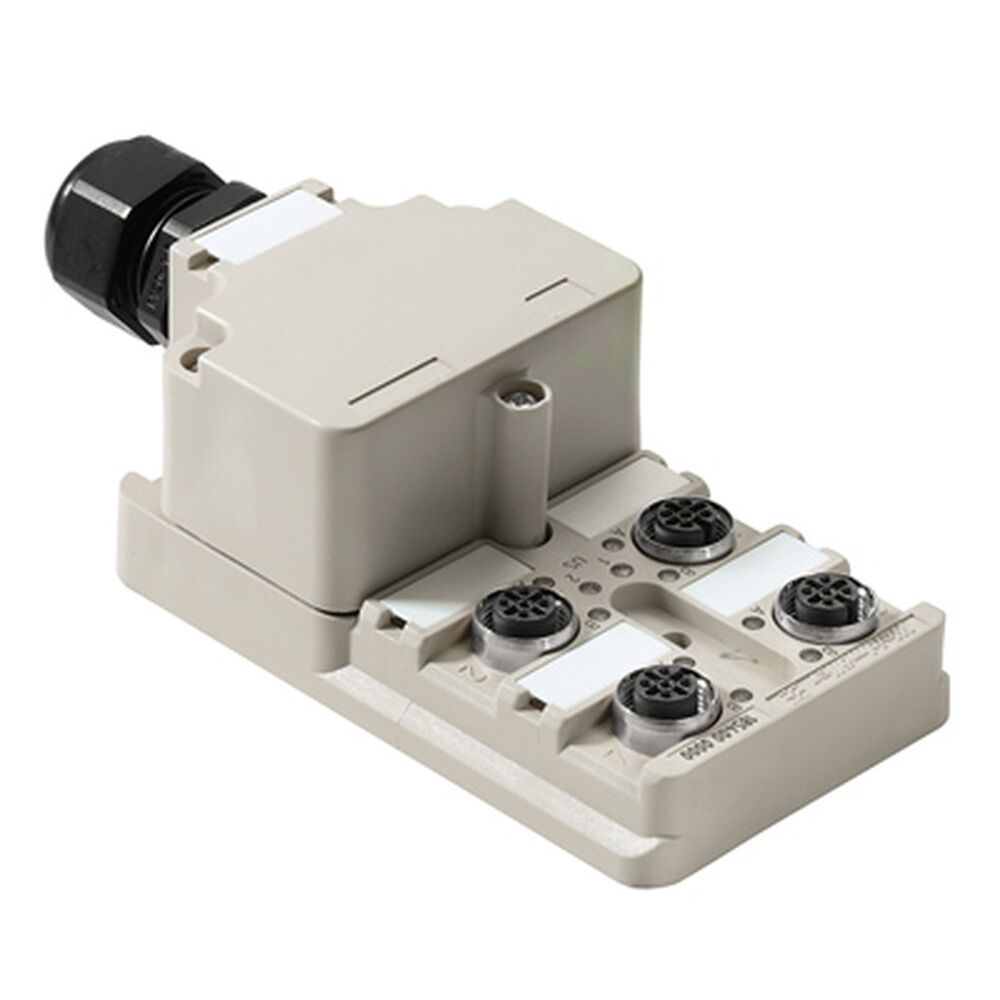 Weidmüller Passiver Sensor Aktor Verteiler 1854000000 Typ SAI-4-M 5P M12 PI