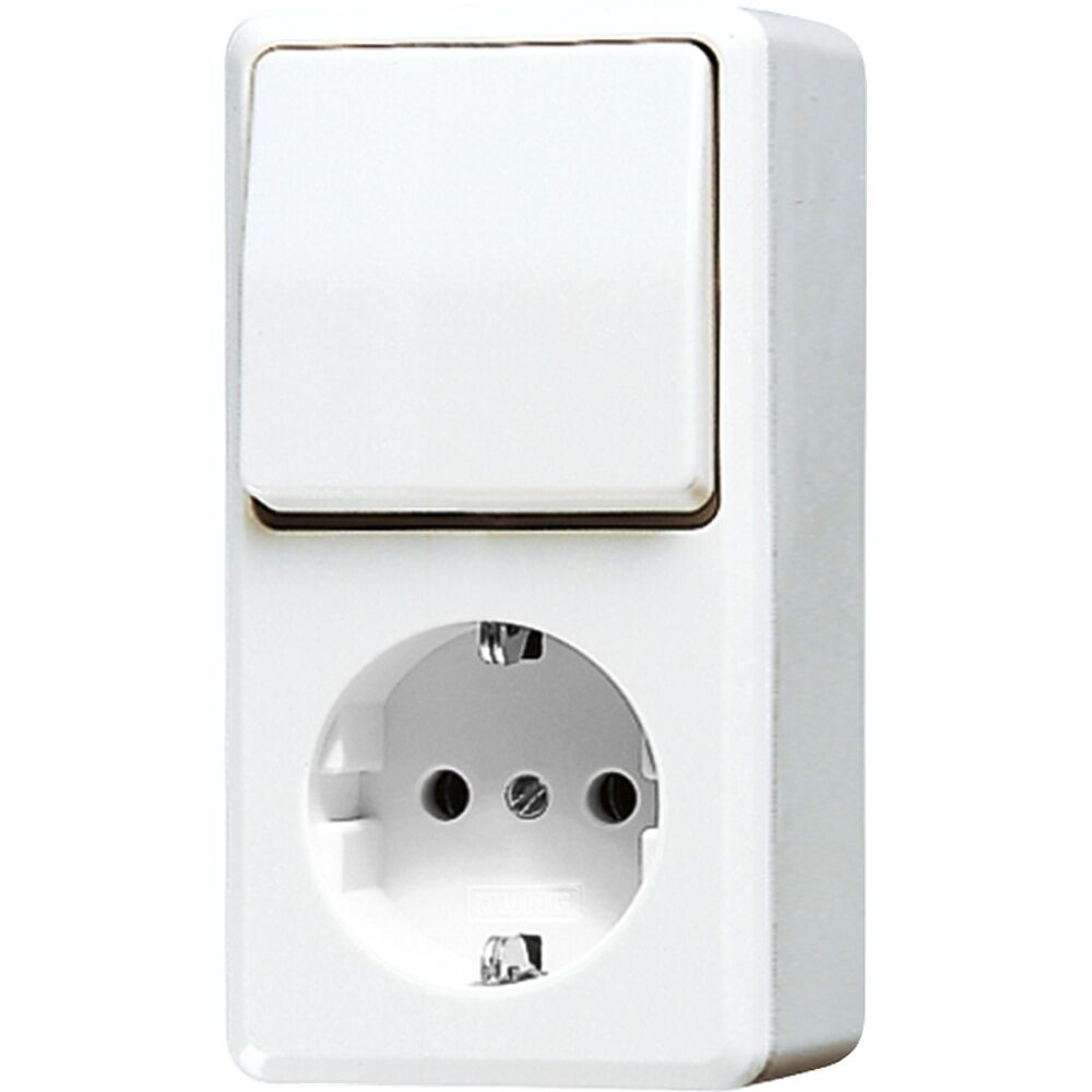 Jung Schutzkontakt Steckdose 676 A WW