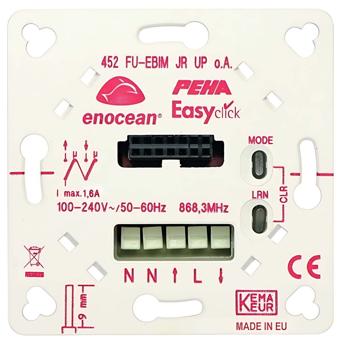 Peha Empfänger 00366676 Typ D 452 FU-EBIM JR UP O.A.