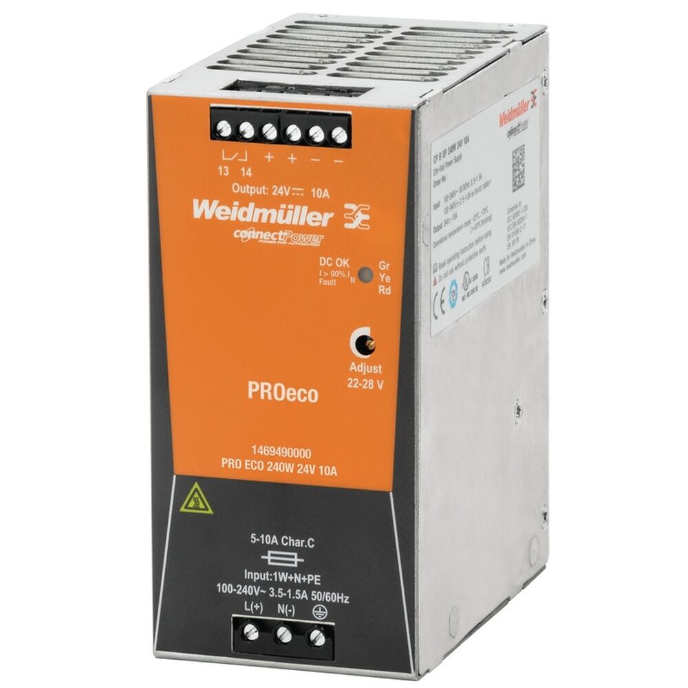 Weidmüller Stromversorgung 1469590000 Typ PRO ECO 240W 48V 5A