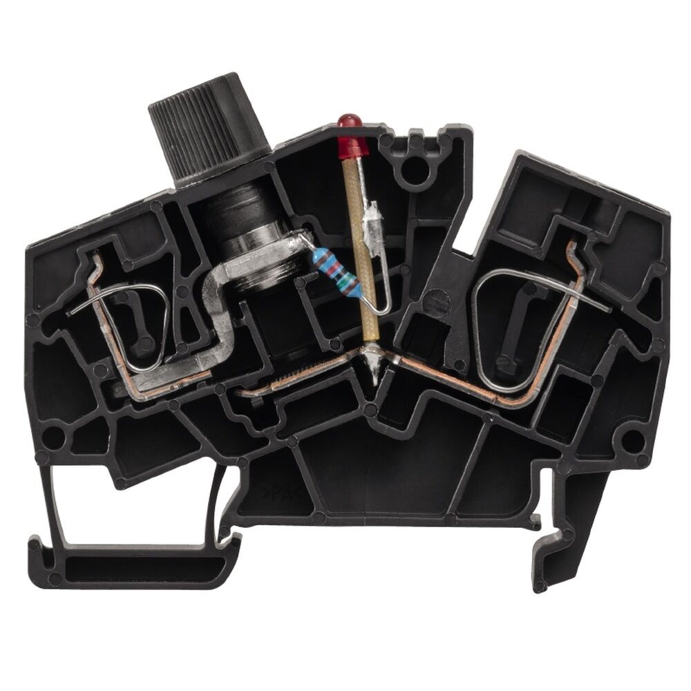 Weidmüller Sicherungs Reihenklemme 1867500000 Typ ZSI 6-2 2X2.5/G20/LD1