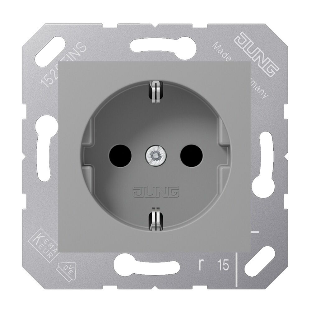 Jung Schutzkontakt Steckdose CD 5120 BF GR