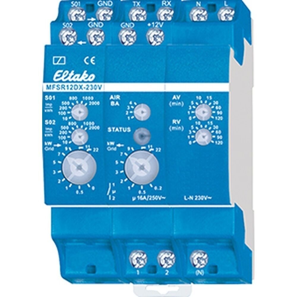 ELTAKO Multifunktions Strom Relais 22100530 Typ MFSR12DX-230V 