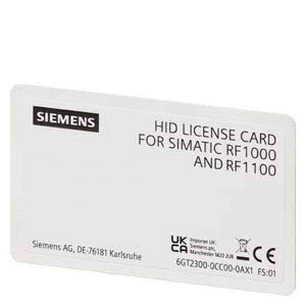 Siemens Lizenzkarte 6GT2300-0CC00-0AX1