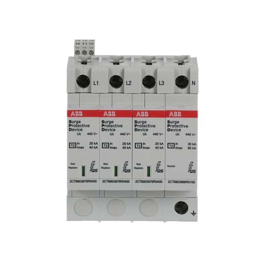 ABB Überspannungsableiter für Energietechnik Stromversorgung 2CTB803973R1500 Typ OVR T2 3N 40-440 P 