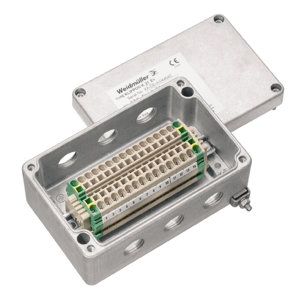 Weidmüller Ex Metallgehäuse 8000004211 Typ KLIPPON K21 M16ZCSS EX