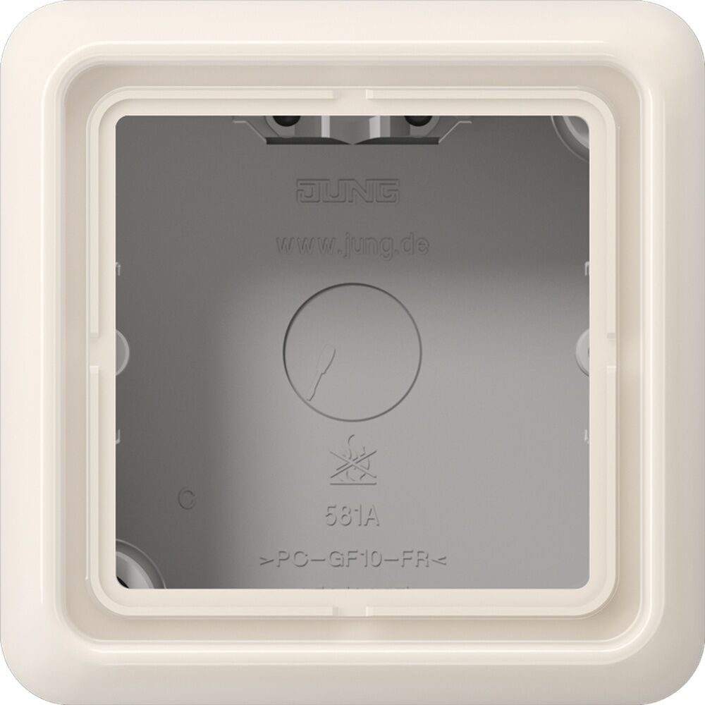 Jung Aufputz Kappe CD 581 A W